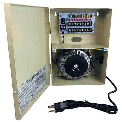 power distribution box for security cameras|security camera power box.